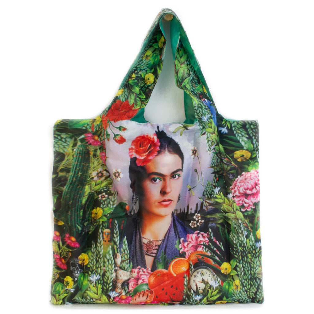 Frida Kahlo, foldable shopping bag
