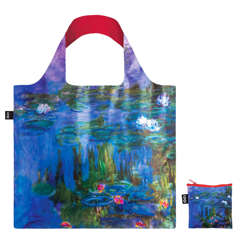 Monet, Water Lilies, foldable shopping bag