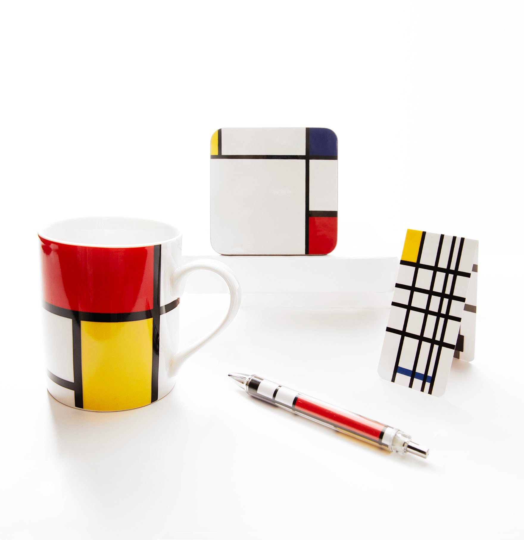 Shop Now! From Holland Mondrian Museum Souvenir Collection, Coffee & Tea Gift Set + Free Gift!