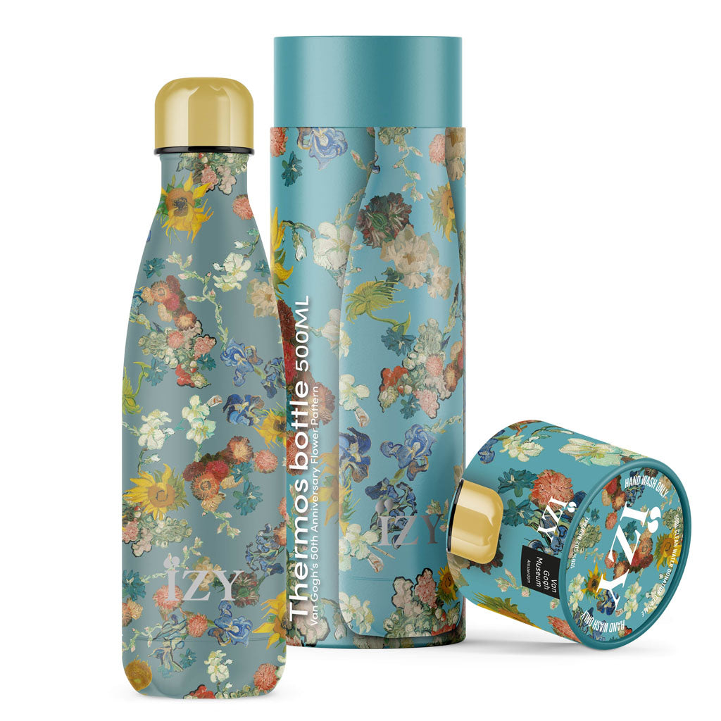Shop Now! VAN GOGH MUSEUM 50 Years IZY Thermo Bottle Gift Set + Free Gift
