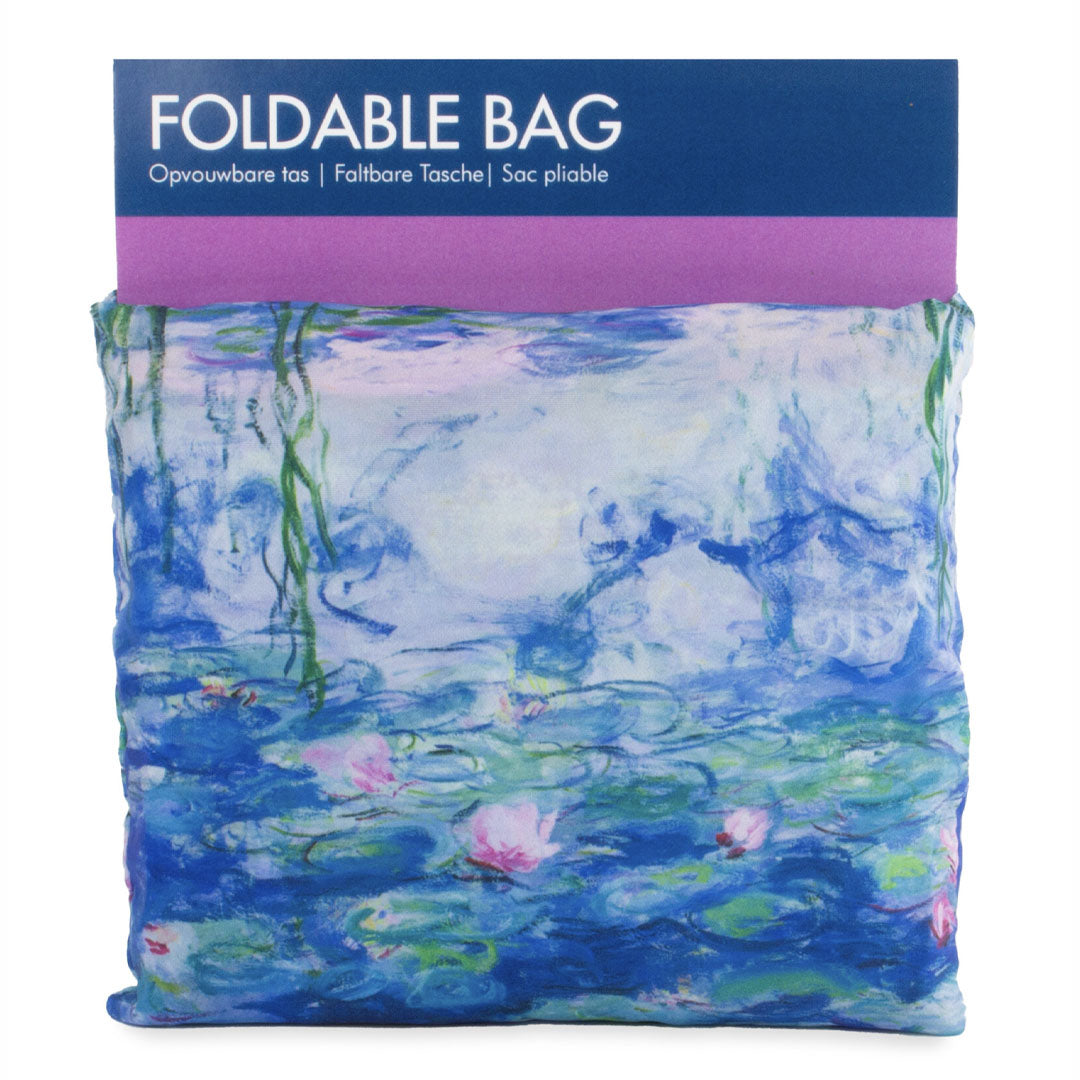 Monet, Waterlilies, foldable shopping bag