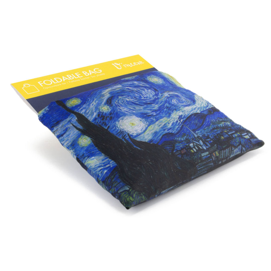 Van Gogh's, "Starry Night", foldable shopping bag