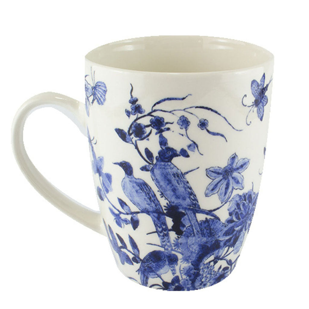 Dutch Delft Blue Mug & Tray Set!
