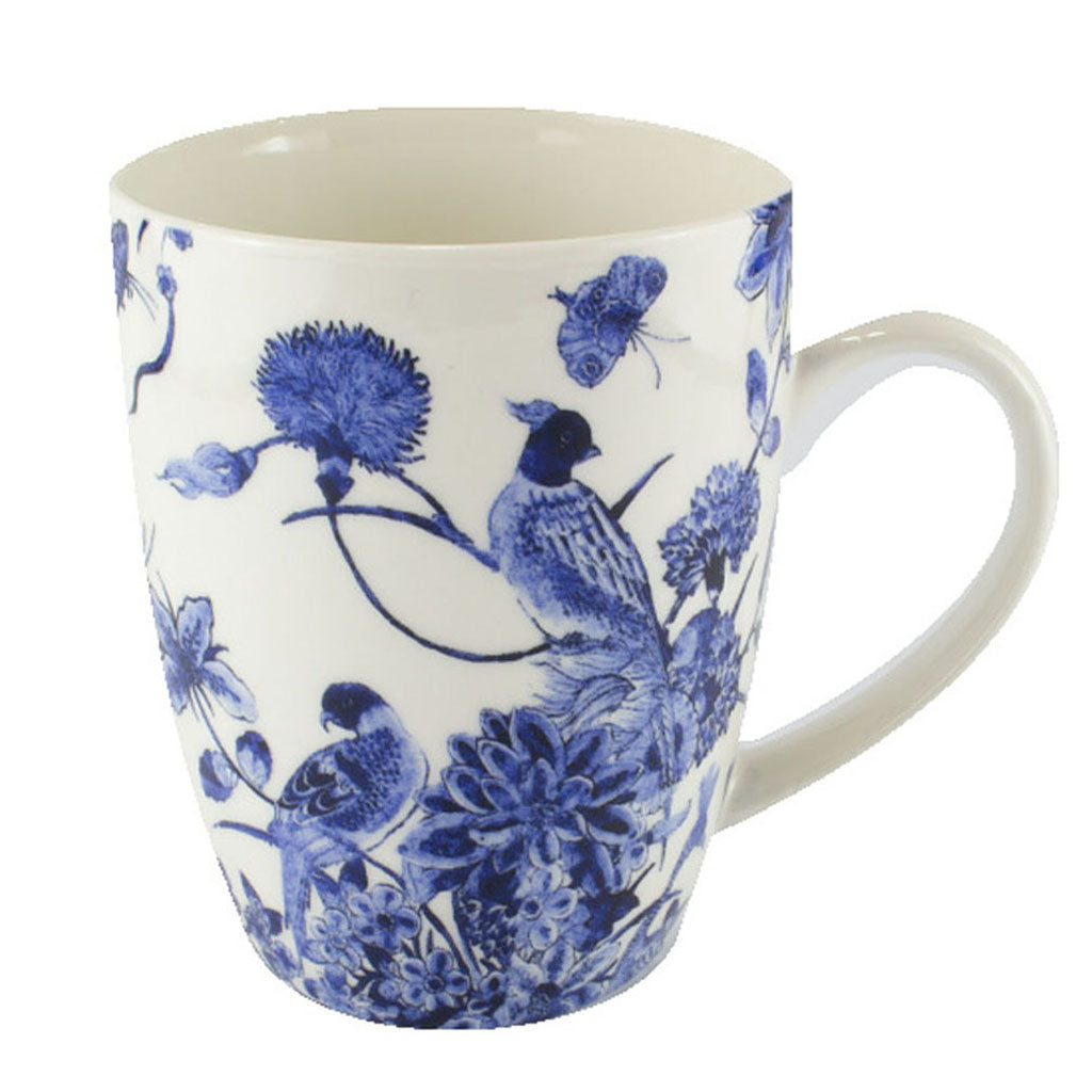 Dutch Delft Blue Mug & Tray Set!