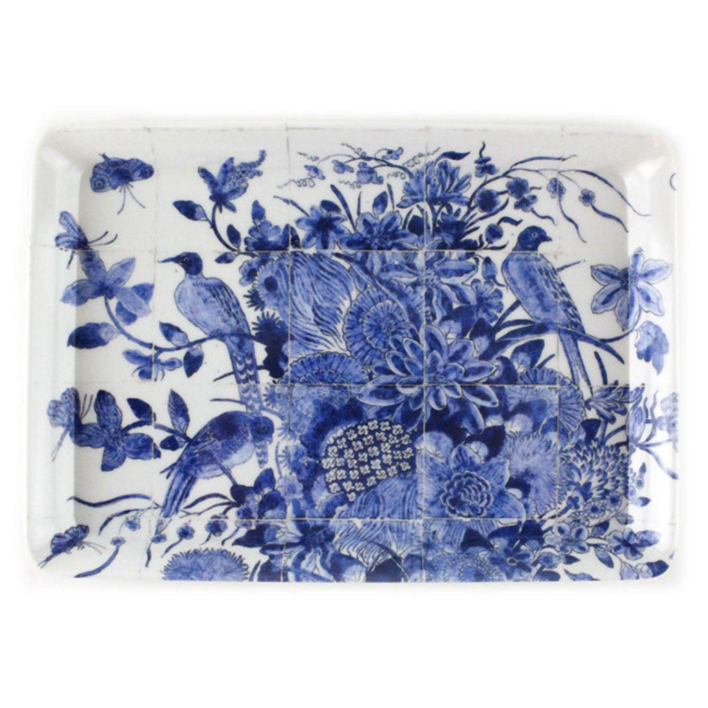Dutch Delft Blue Mug & Tray Set!