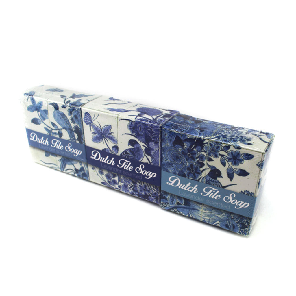 Rijksmuseum Collection, Delft Blue Set of 3 Lavendel Soaps,  Beauty Gift Set