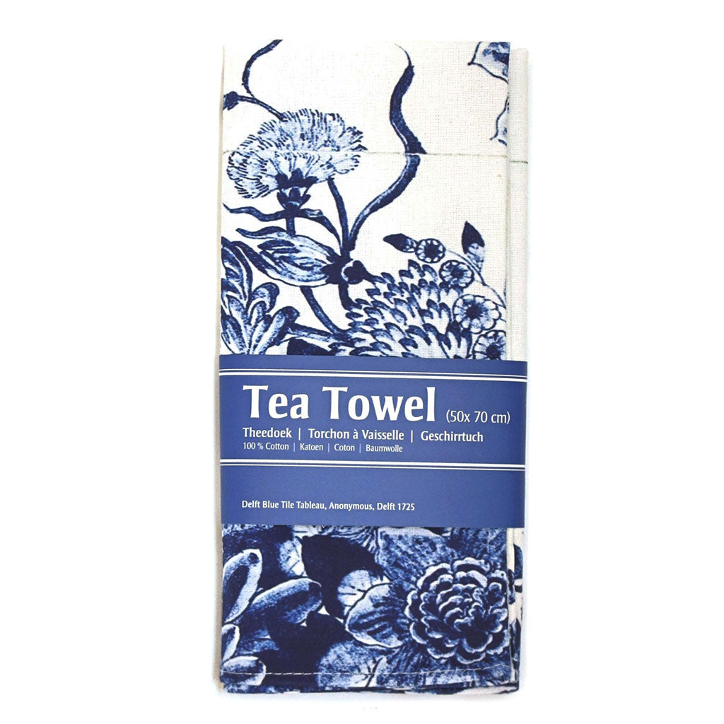 Shop now online for a 25% discount on our Dutch Delft Blue Tea Towel Set of  four, with one free - all from the Rijksmuseum collection Amsterdam. Crafted from 100% cotton, indulge in luxury and quality. A beautiful gift for your Loved Ones, friends or yourself! Worldwide Shipping!