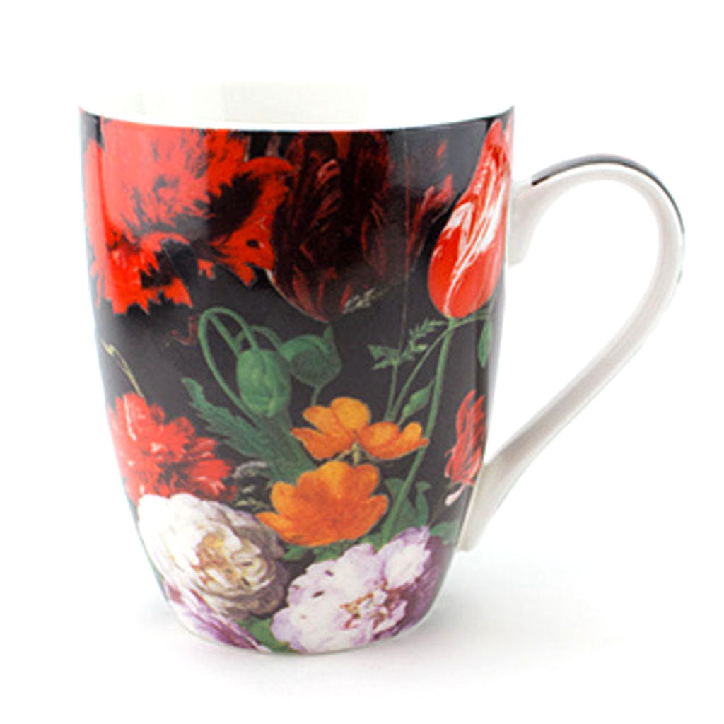 "Experience Timeless Beauty: Shop Now online for De Heem's Still life flowers Mug Sets. A beautiful memory Gift from the Rijksmuseum Amsterdam. Perfect for Loved Ones, friends or yourself. Experience the artistic charm of Dutch museum-inspired gifts from the old masters. Enjoy Worldwide Shipping!"