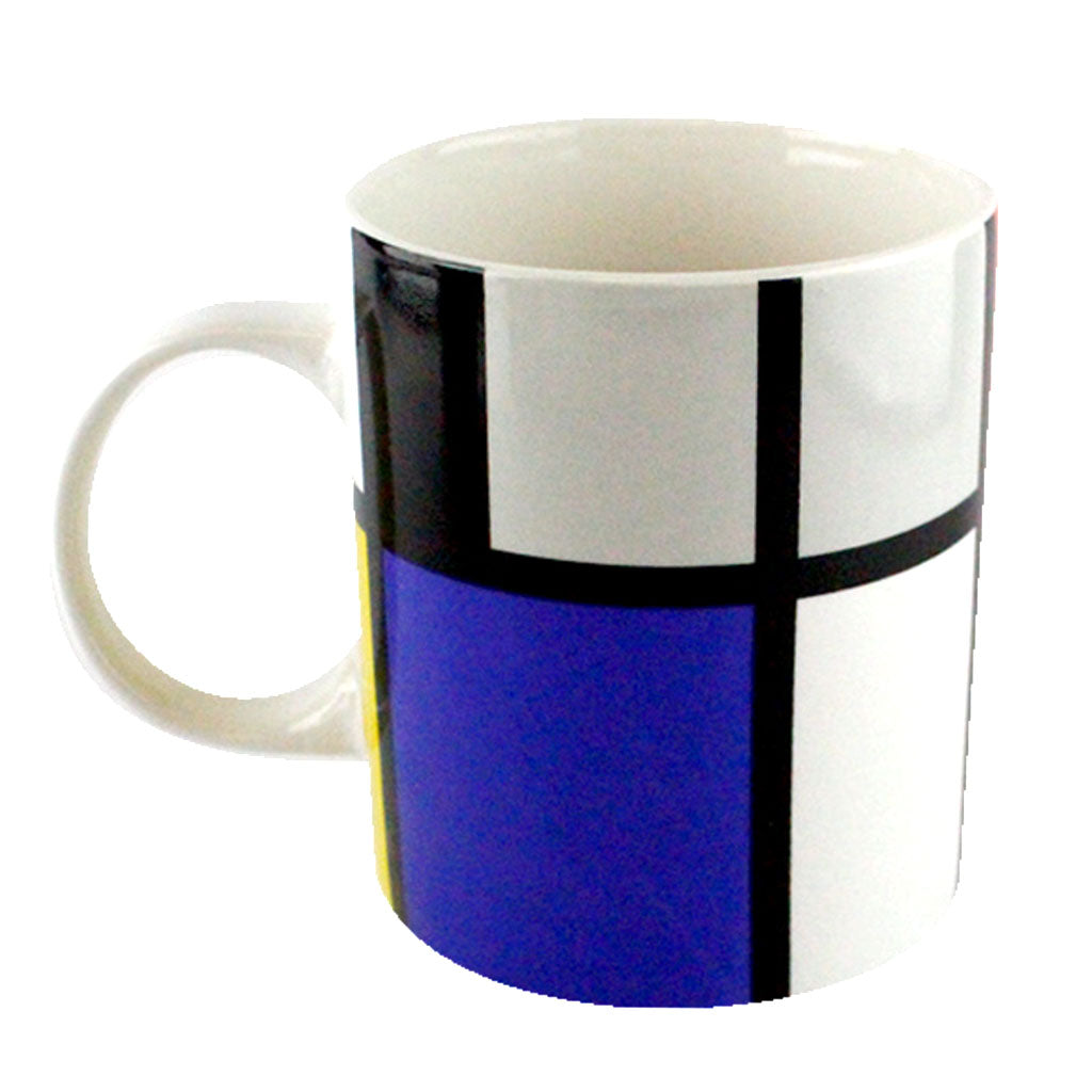 Shop online exclusive gifts from Mondrian's "Composition, Yellow, Blue and Red! Mug & Tray set!