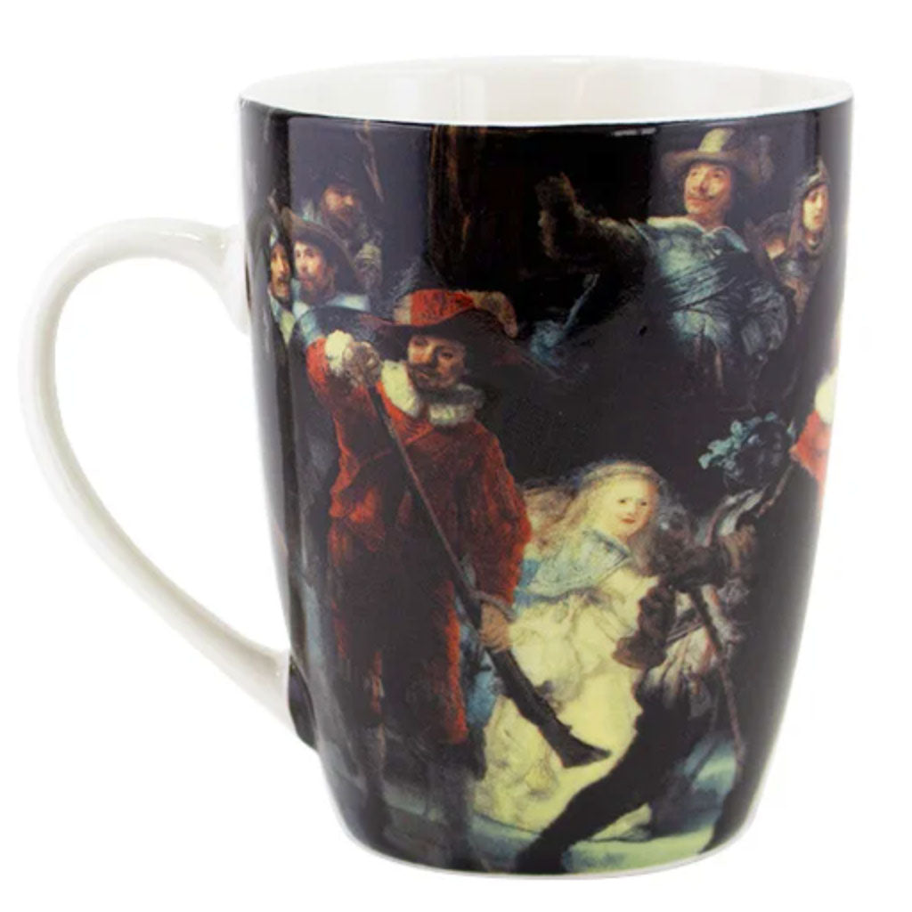 Shop online exclusive gifts from Rembrandt's "The Night Watch" at Amsterdam Rijksmuseum. Mug & Tray set!