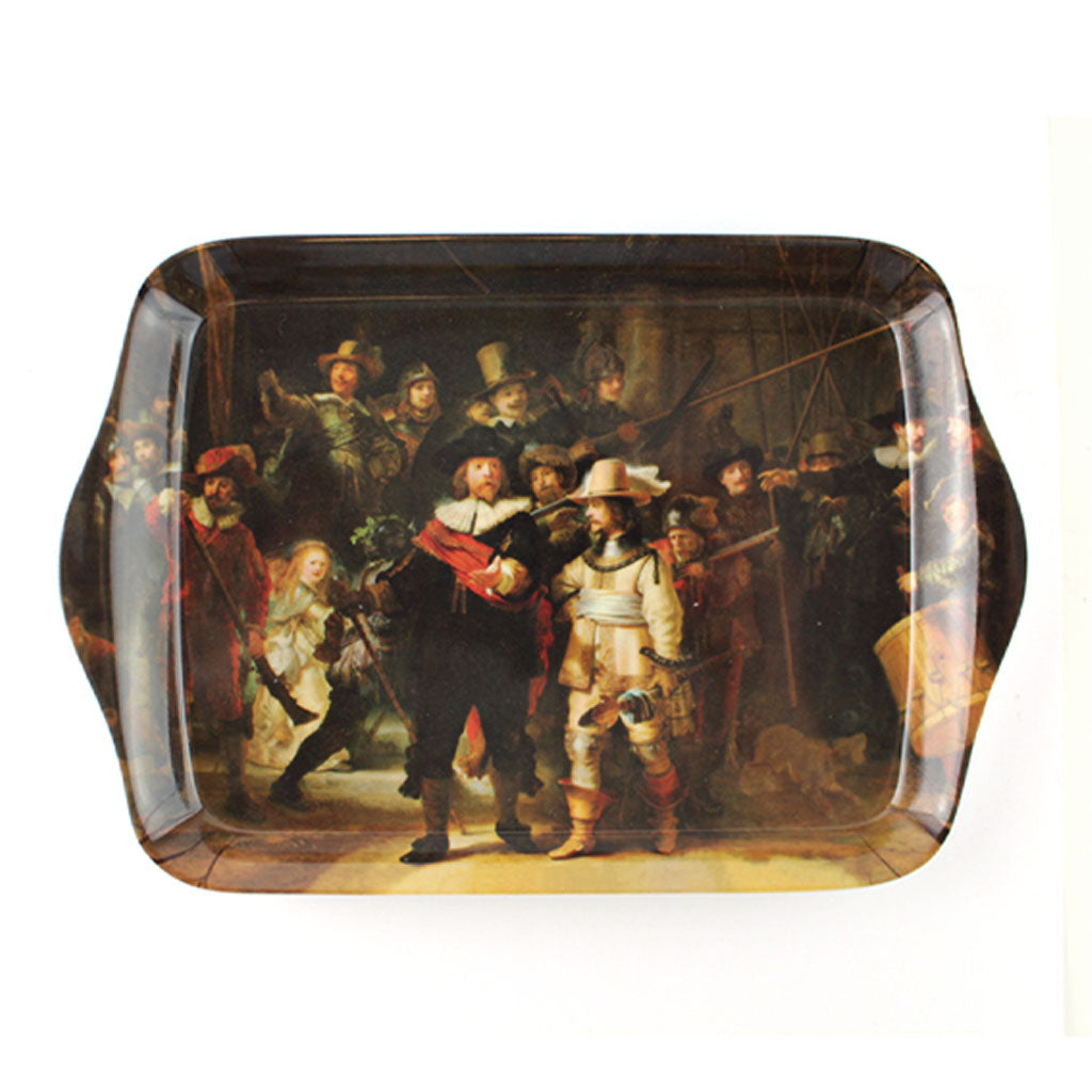Shop online exclusive gifts from Rembrandt's "The Night Watch" at Amsterdam Rijksmuseum. Mug & Tray set!