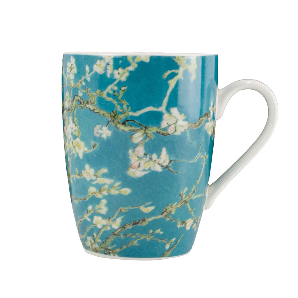 Shop Now! Holland's Van Gogh Museum Souvenirs, Porcelain Mug, Luxury 'Almond Blossom' Gift Set!