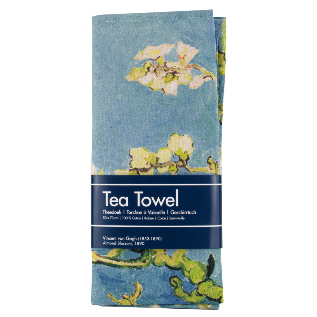 Shop Now! Holland's Van Gogh Museum Souvenirs, Tea Towel, Luxury 'Almond Blossom' Gift Set!