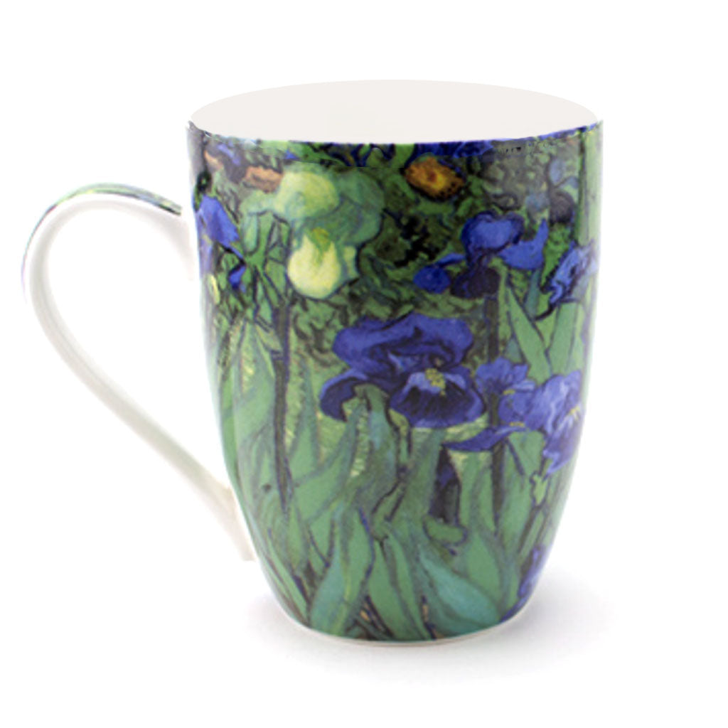 Shop online "Van Gogh's Irises Collection: Luxury Mug & Tray set