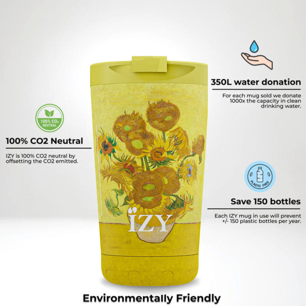 Shop Now! Holland's VAN GOGH Museum 'Sunflowers' Thermos Mug Gift Set + Free Gift!