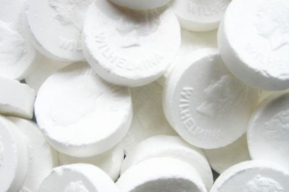 "The delightful history of Dutch Wilhelmina Peppermint."