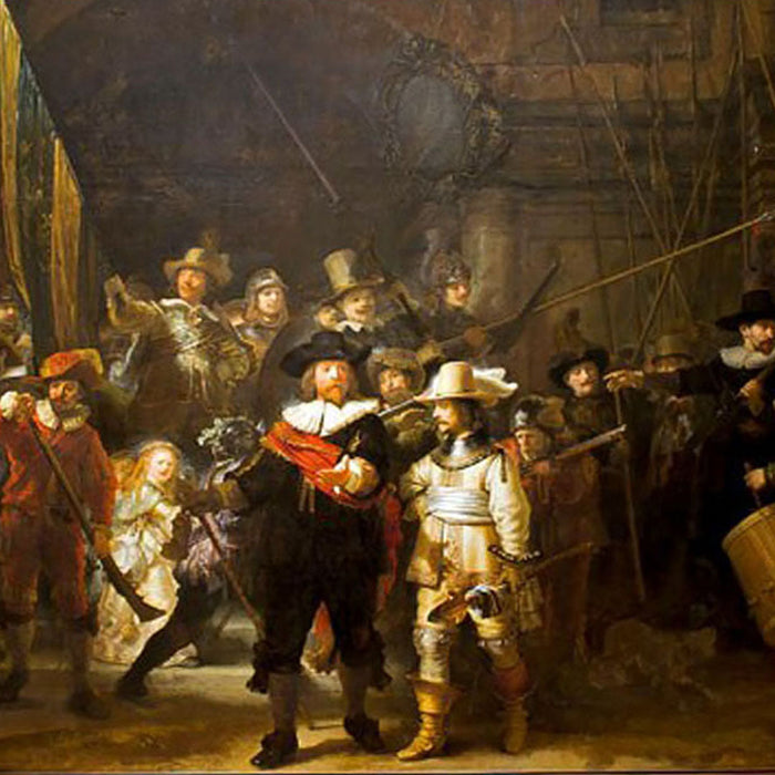 Shop online unique gifts of Rembrandt's "The Night Watch" Rijksmuseum collection Amsterdam.
