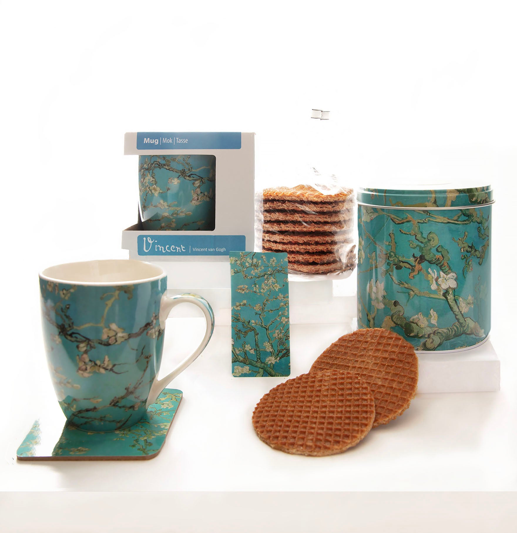 Shop Now! Holland's Van Gogh Museum Souvenirs Cofee & Tea Almond Blossom Gift Set