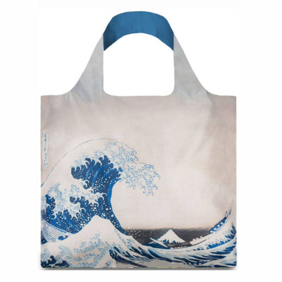 Hokusai, The great wave, foldable shopping bag