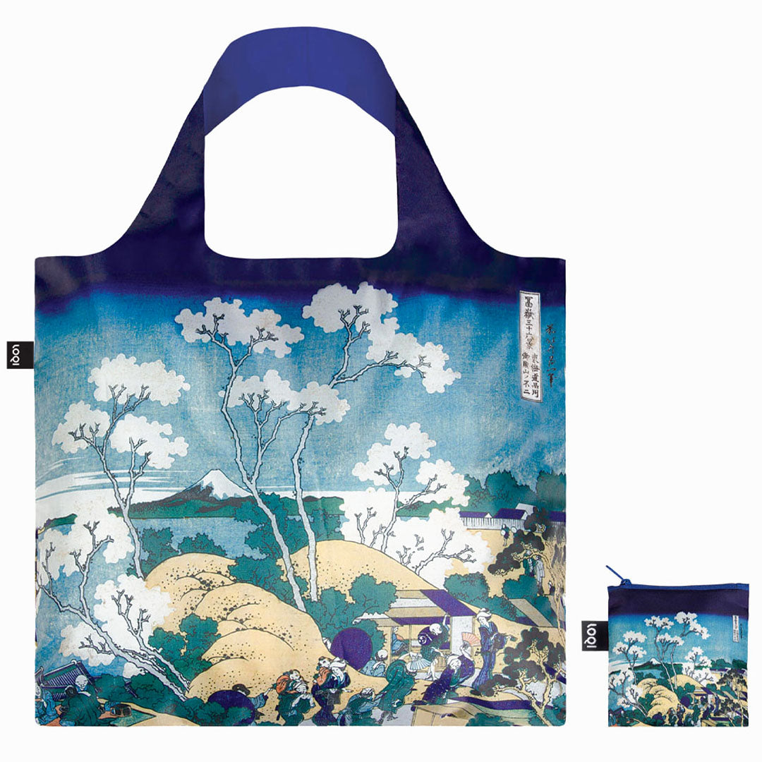 Hokusai, Fuyi Goten-Yama, foldable shopping bag