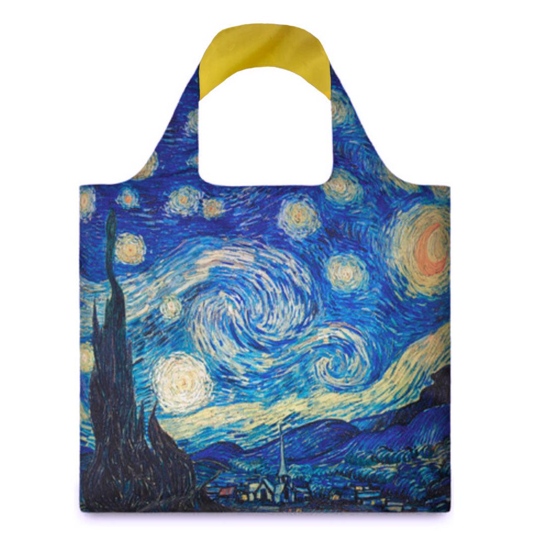 Van Gogh's, "Starry Night", foldable shopping bag