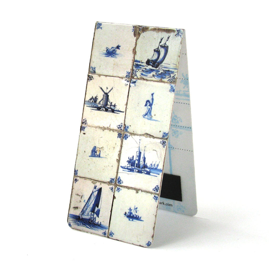 Shop Now! Holland's Rijksmuseum Souvenir, Delft Blue, Beautiful Magnetic Bookmark, Gift Set