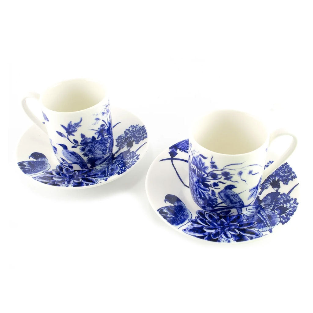 Shop Now! Holland's Rijksmuseum Souvenir, Delft Blue, Porcelain Expresso Gift Set