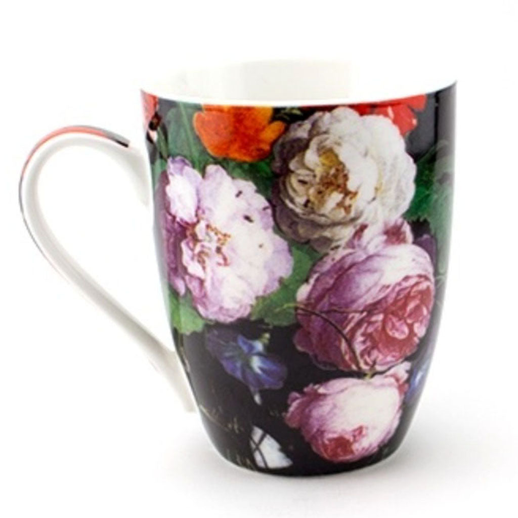 "Experience Timeless Beauty: Shop Now online for De Heem's Still life flowers Mug Sets. A beautiful memory Gift from the Rijksmuseum Amsterdam. Perfect for Loved Ones, friends or yourself. Experience the artistic charm of Dutch museum-inspired gifts from the old masters. Enjoy Worldwide Shipping!"