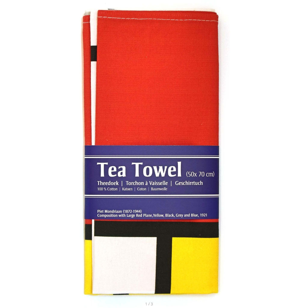 Shop Now! From Holland Mondrian Museum, Tea Towel,  Luxury Souvenirs Gift Set!