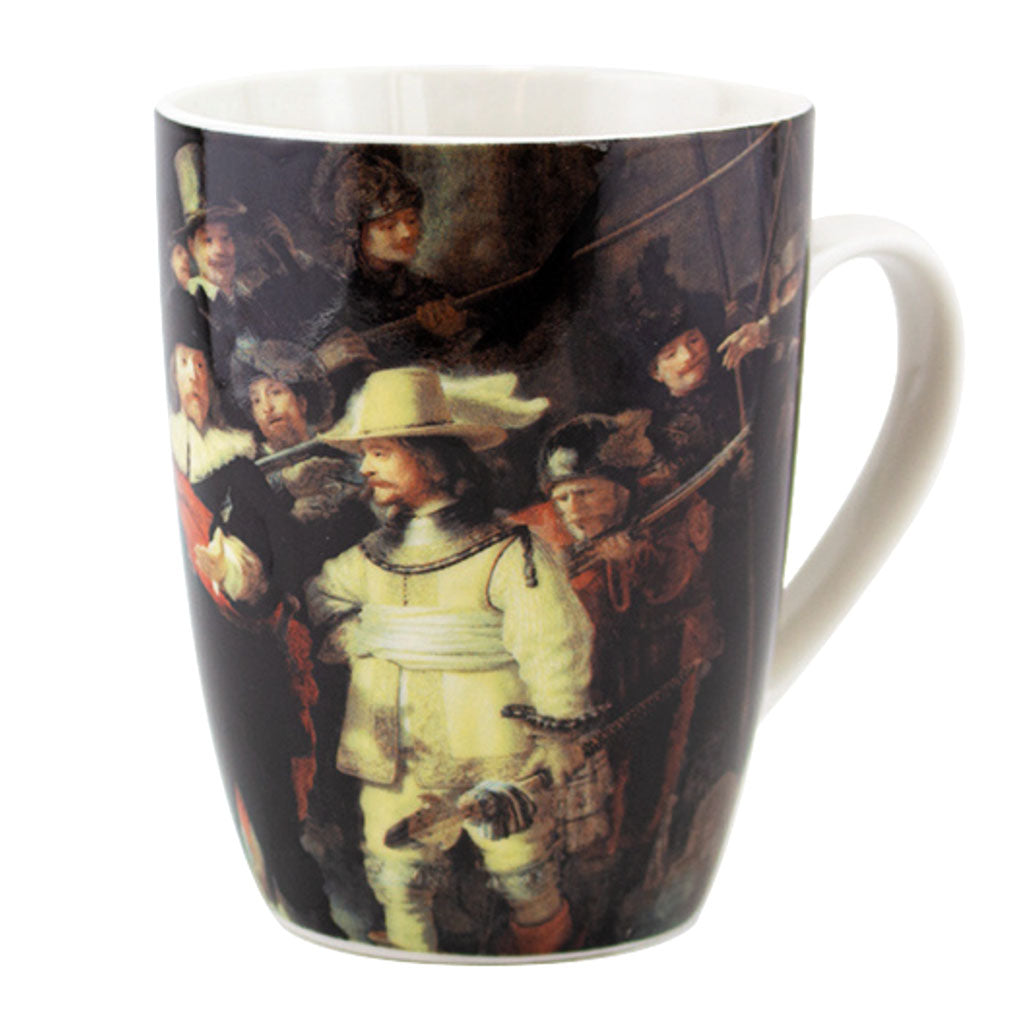 Shop online exclusive gifts from Rembrandt's "The Night Watch" at Amsterdam Rijksmuseum. Mug & Tray set!