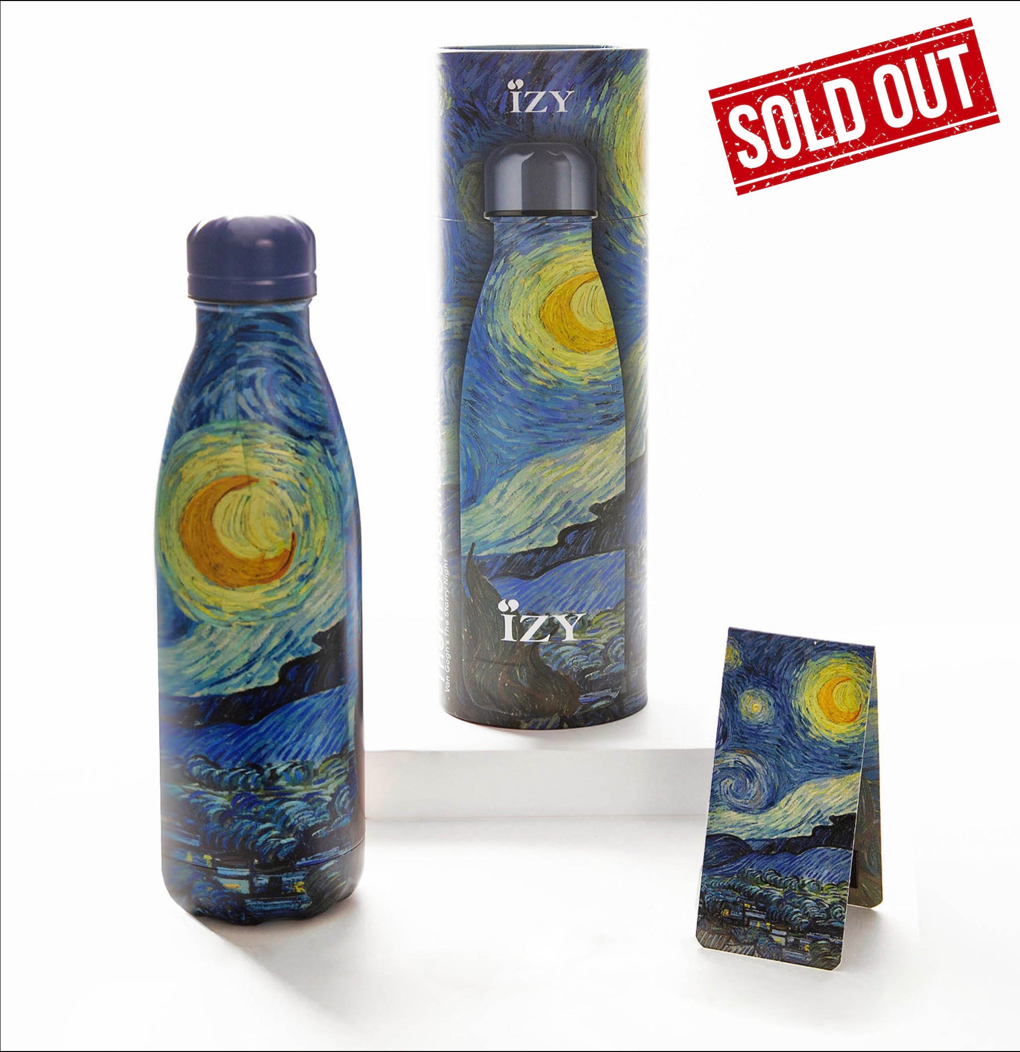 Van Gogh Starry Night Thermos Bottle Gift Set + Free Gift!