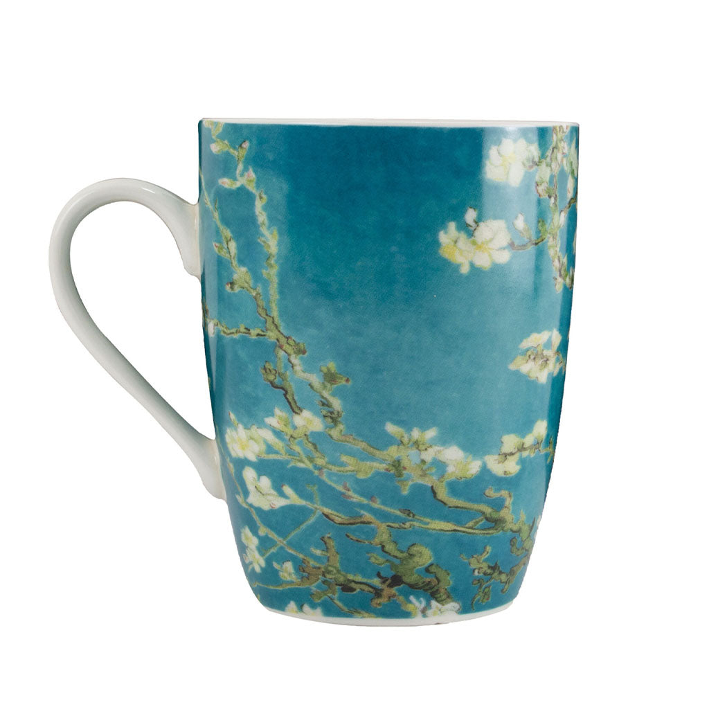 Shop Now! Holland's Van Gogh Museum Souvenirs, Porcelain Mug, Luxury 'Almond Blossom' Gift Set!