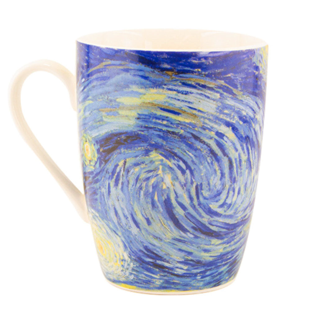 Shop now! "Elevate your indulgence – shop now for the extraordinary mug gift set, in sets of 2, 4, or 6,  from the Vincent van Gogh Museum, inspired by the iconic "Starry Night" painting by Vincent van Gogh. Perfect for Loved Ones, friends or yourself. Experience the artistic charm of Dutch museum-inspired gifts from the old masters. Enjoy Worldwide Shipping!"
